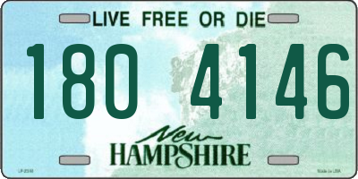 NH license plate 1804146