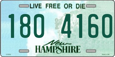 NH license plate 1804160