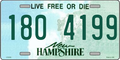 NH license plate 1804199