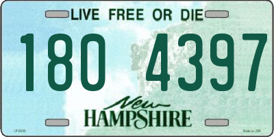 NH license plate 1804397