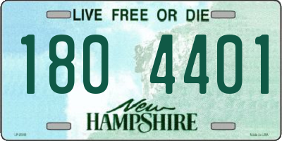NH license plate 1804401