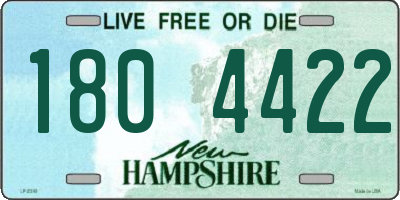 NH license plate 1804422