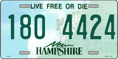 NH license plate 1804424