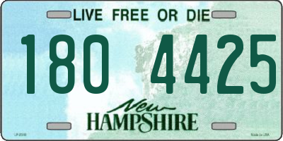 NH license plate 1804425