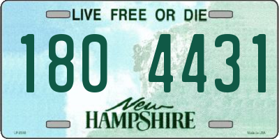 NH license plate 1804431