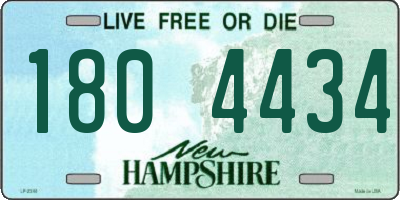 NH license plate 1804434