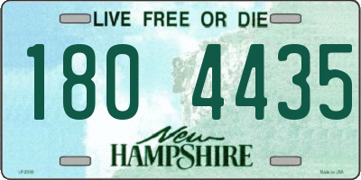 NH license plate 1804435