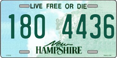 NH license plate 1804436