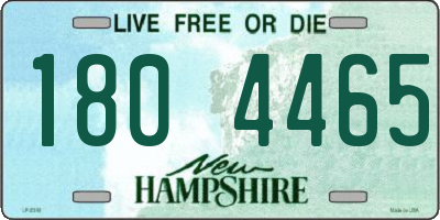 NH license plate 1804465