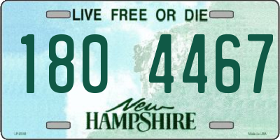 NH license plate 1804467