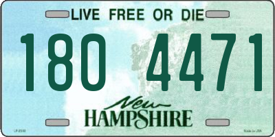 NH license plate 1804471