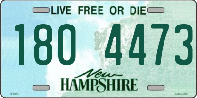 NH license plate 1804473
