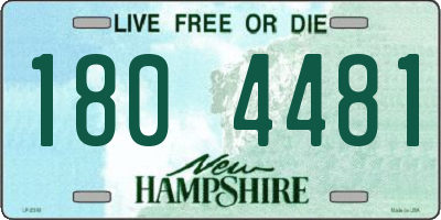 NH license plate 1804481