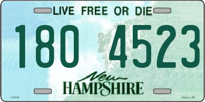 NH license plate 1804523