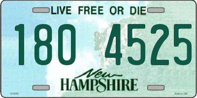 NH license plate 1804525