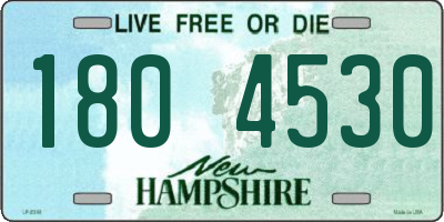NH license plate 1804530