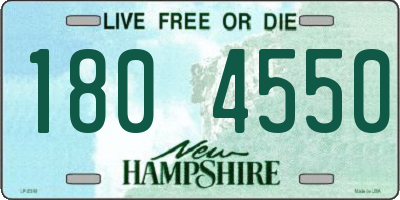 NH license plate 1804550