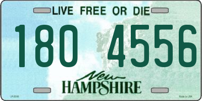 NH license plate 1804556