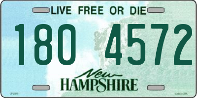 NH license plate 1804572