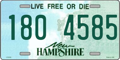 NH license plate 1804585