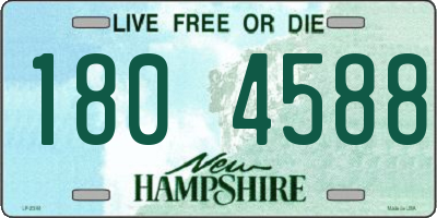 NH license plate 1804588