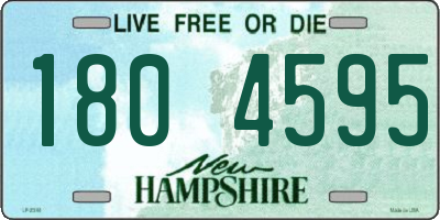 NH license plate 1804595