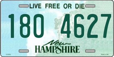 NH license plate 1804627