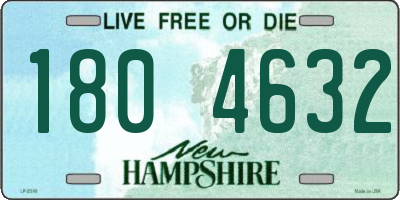 NH license plate 1804632