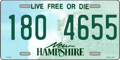 NH license plate 1804655