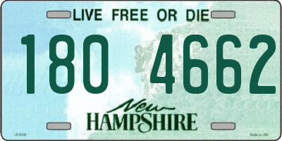 NH license plate 1804662