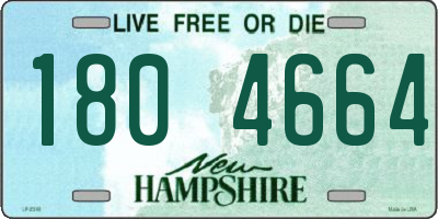 NH license plate 1804664