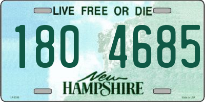 NH license plate 1804685