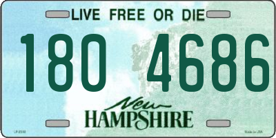 NH license plate 1804686