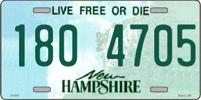NH license plate 1804705