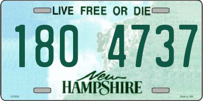 NH license plate 1804737