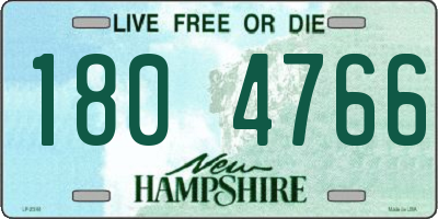 NH license plate 1804766
