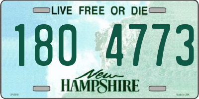 NH license plate 1804773