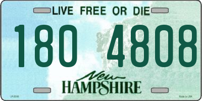 NH license plate 1804808
