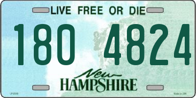 NH license plate 1804824