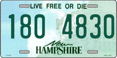 NH license plate 1804830