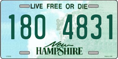 NH license plate 1804831