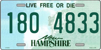 NH license plate 1804833