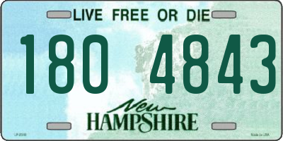 NH license plate 1804843