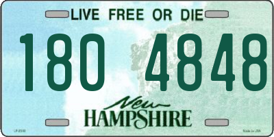 NH license plate 1804848