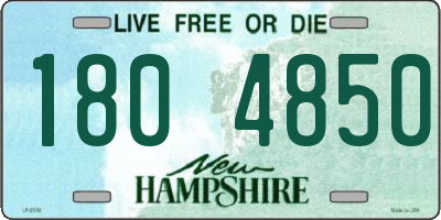 NH license plate 1804850