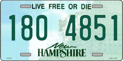 NH license plate 1804851