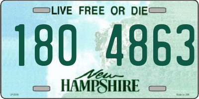 NH license plate 1804863