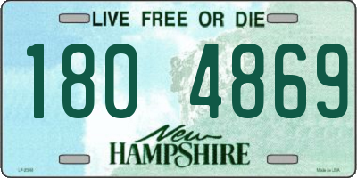 NH license plate 1804869