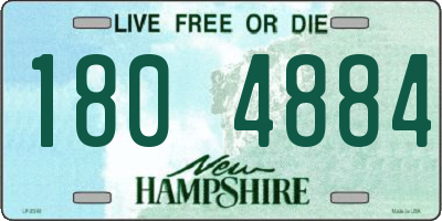 NH license plate 1804884