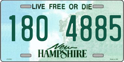 NH license plate 1804885